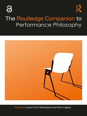 cover image of The Routledge Companion to Performance Philosophy